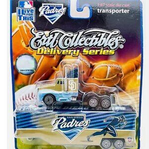 San Diego Padres 2006 Diecast Truck Tractor Trailer Mlb 1:87 Scale